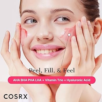 cosrx The AHA BHA PHA LHA 35 Peel مقشر احماض الفواكه الاحمر