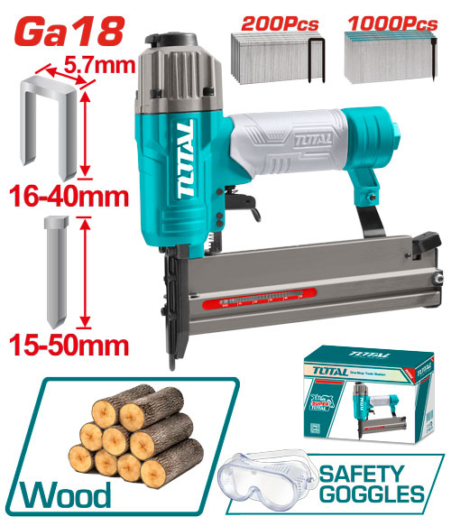 فرد تنجيد هواء مسمار وكلبس TOTAL TAT81501 2 IN 1 combo brad nailer