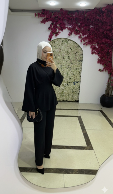 طقم ماسترد لون اسود