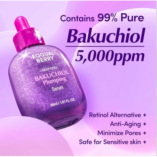 EQQUALBERRY Bakuchiol Plumping Serum سيروم باكوتشيول( ريتنول )