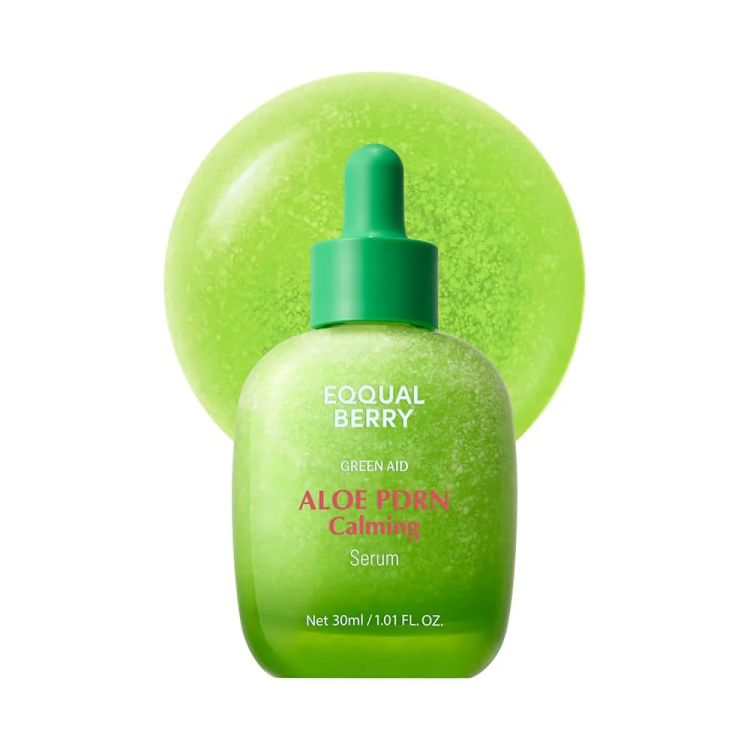 سيروم لتهدئة وتجدبد البشرة EQQUALBERRY Green Aid — Aloe PDRN Calming Serum 30ml