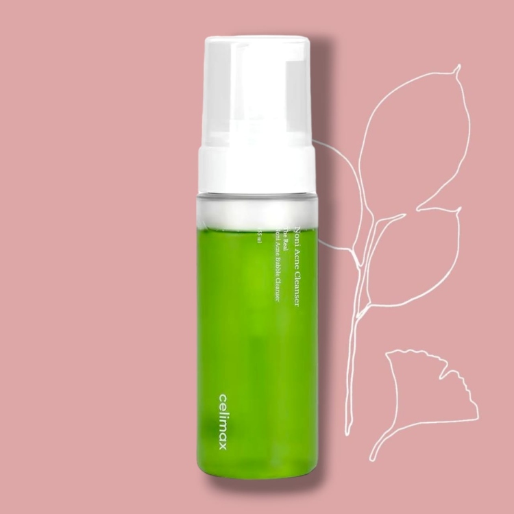 celimax noni acne cleanser غسول رغوي لعلاج حب الشباب بالساليساليك اسد