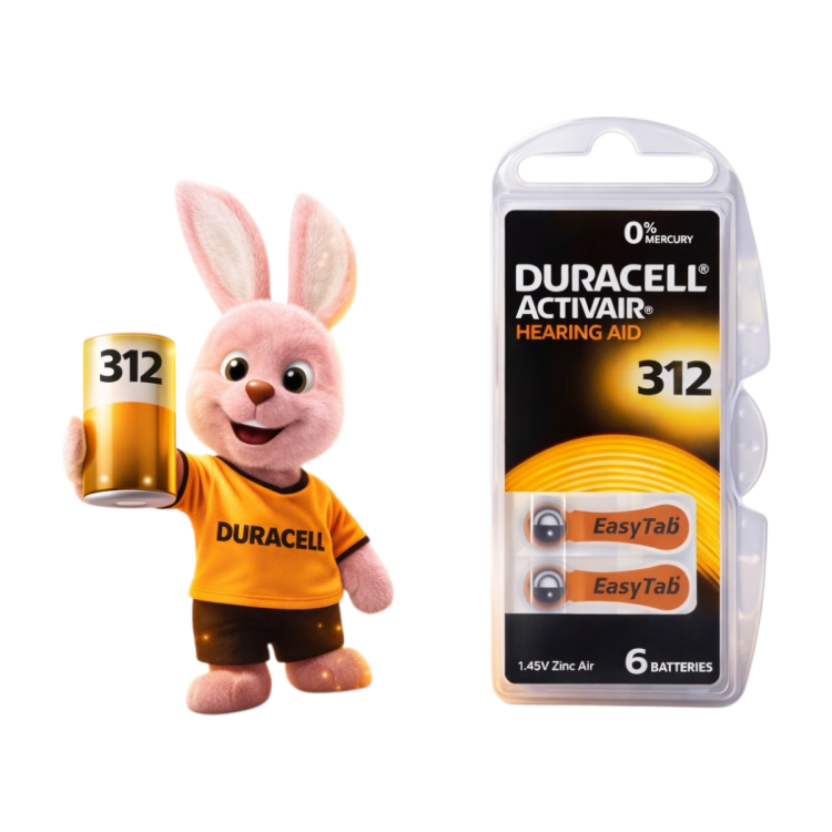 دوراسيل بطاريات الأذن رقم 312