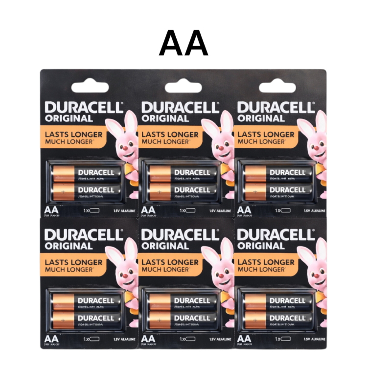 دوراسيل بطاريات قلم AA عدد 12 بطارية