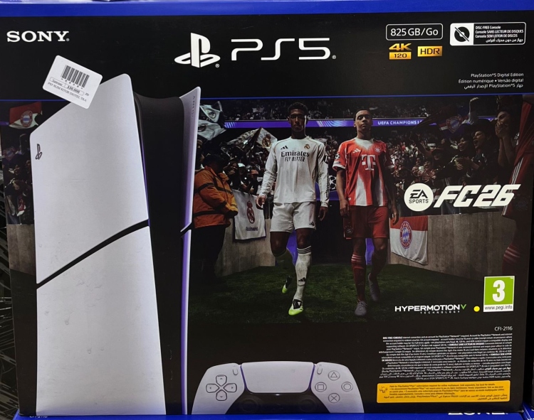 PlayStation 5 Digital Edition (Model Group - Slim) 825GB Console with DualSense Controller