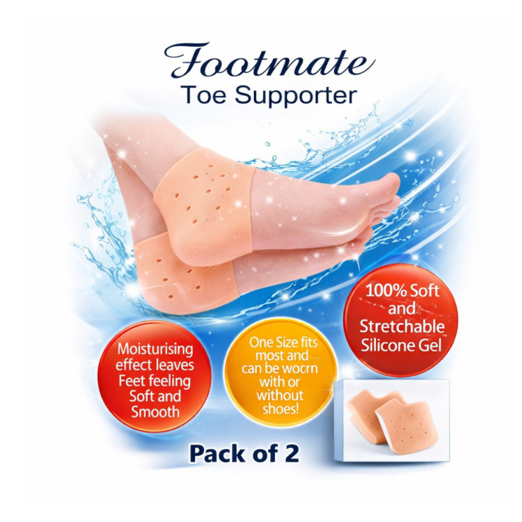 سيلكون كعب قدم من فوت مات المزدوج النخب الاول