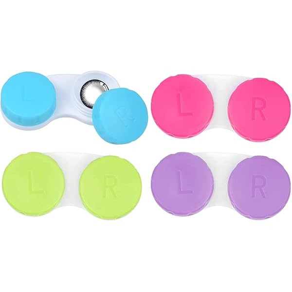 حافظة العدسات الأصقة للعيون 