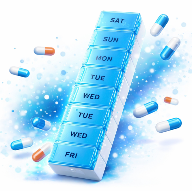 حافظة الدواء الاسبوعية 