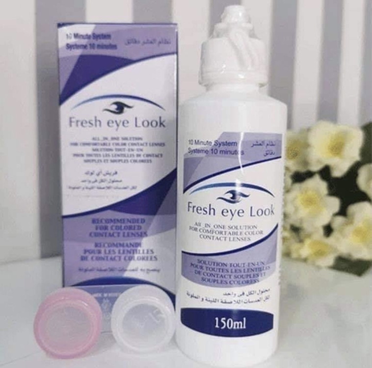 محلول عدسات Fresh look الأصلي