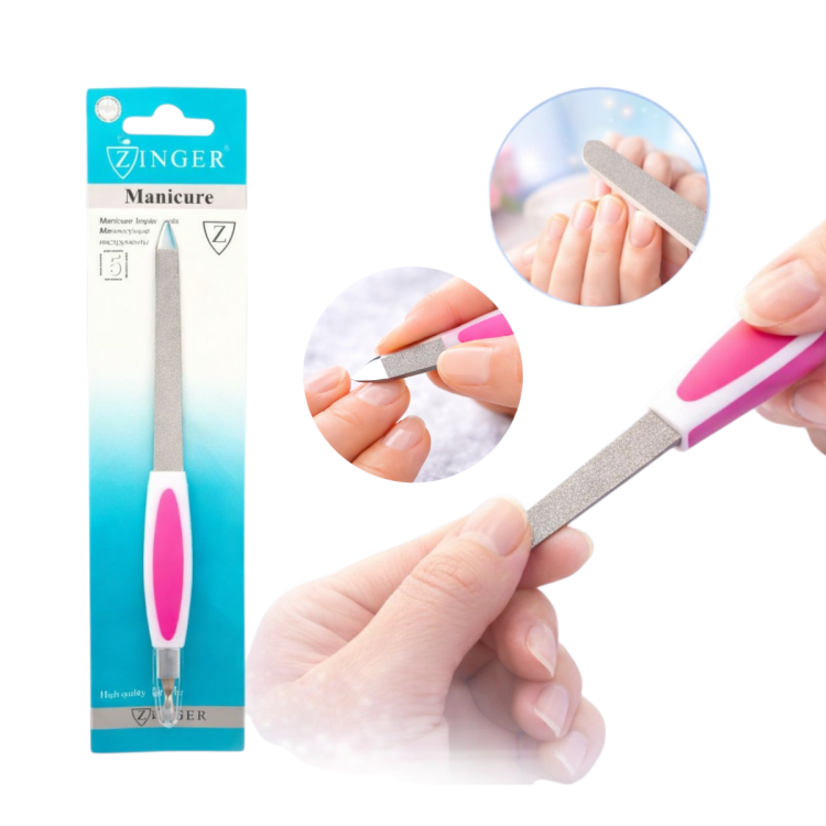 مبرد أظافر مع قطعة لإزالة الجلد الميت من زنجر