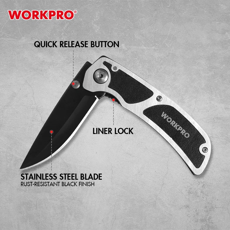 سكين جيب طوي ورك برو workpro wp381008