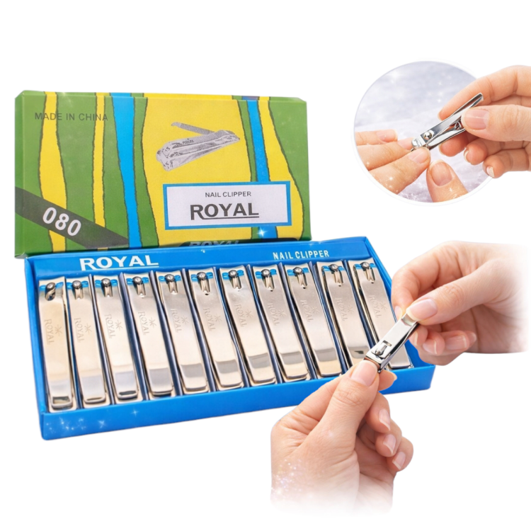 مقص اظافر رويال حجم صغير عدد 12 قطعة
