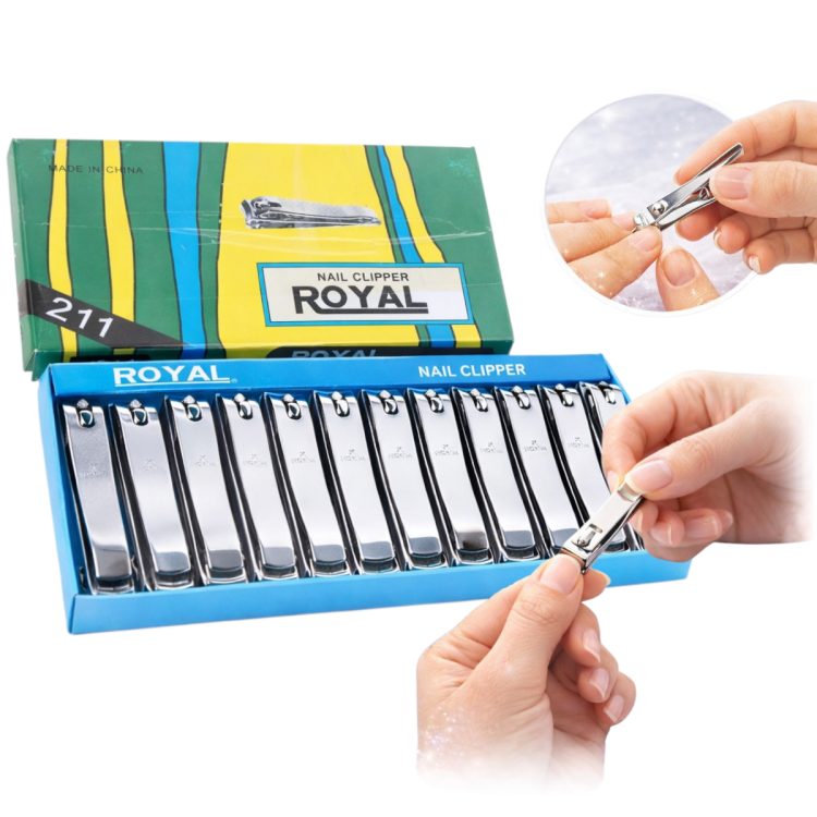 مقص اظافر لوريال حجم كبير عدد 12 قطعة 