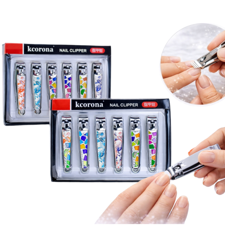 مقص اظافر نخب اول من كورونا عدد 12 قطعة حجم كبير 