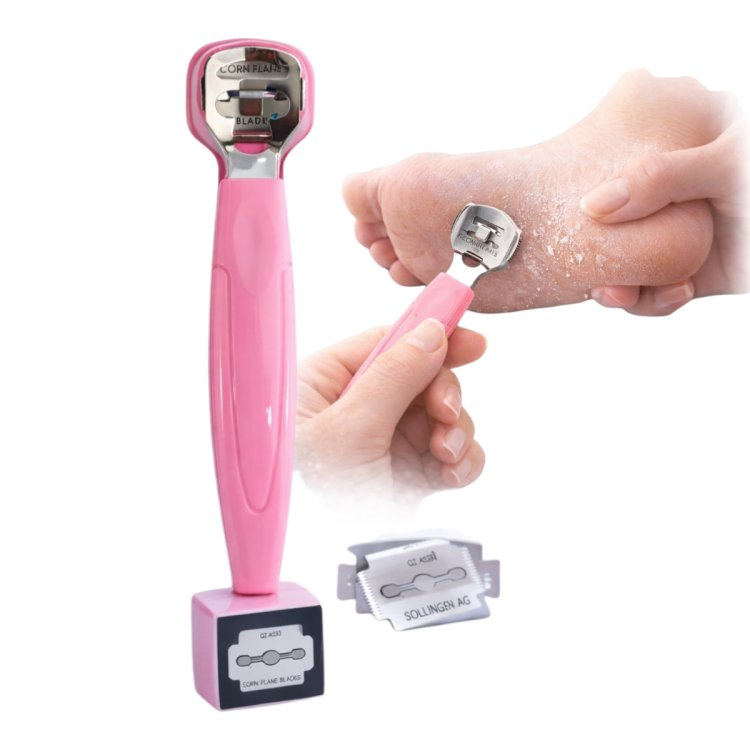 ماكنة ازالة الجلد الميت للقدم النوع الممتاز مع علبة شفرات 
