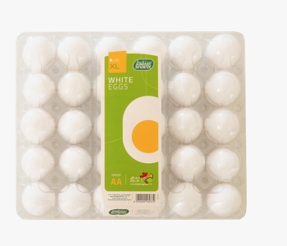 سنقرط بيض 30 بيضة Xl  عبوة بلاستك