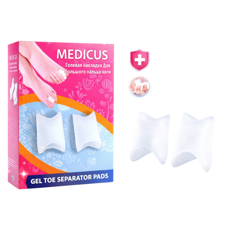 ربر فاصل اصابع القدم الكبير عدد 2