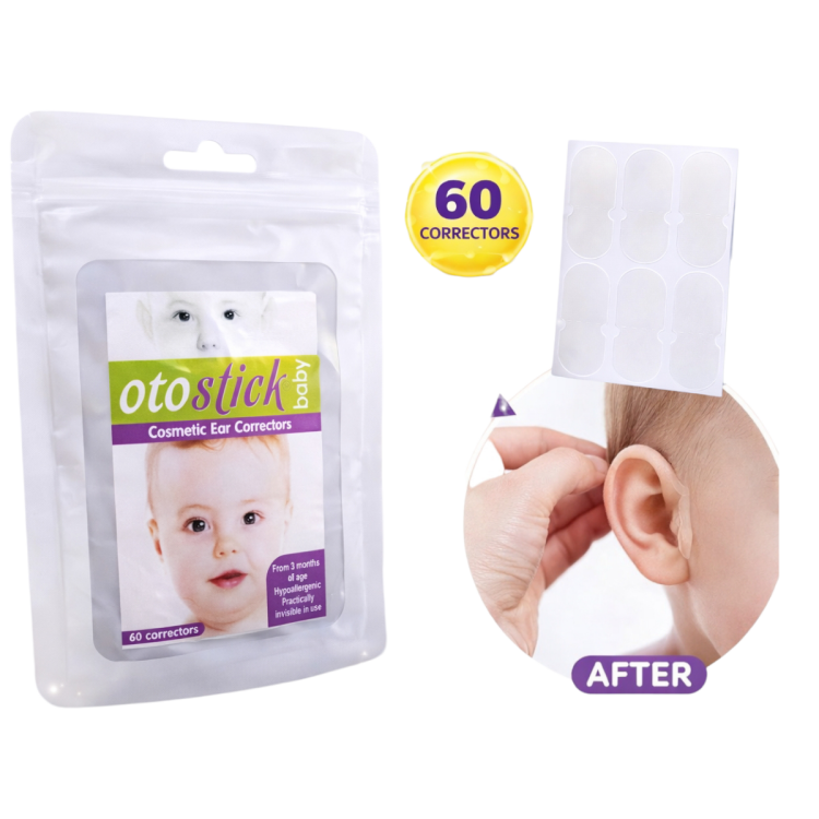 لزقات تعديل ميلان الاذن الاطفال اوتو ستك الاصلية عدد 60 لزقة 