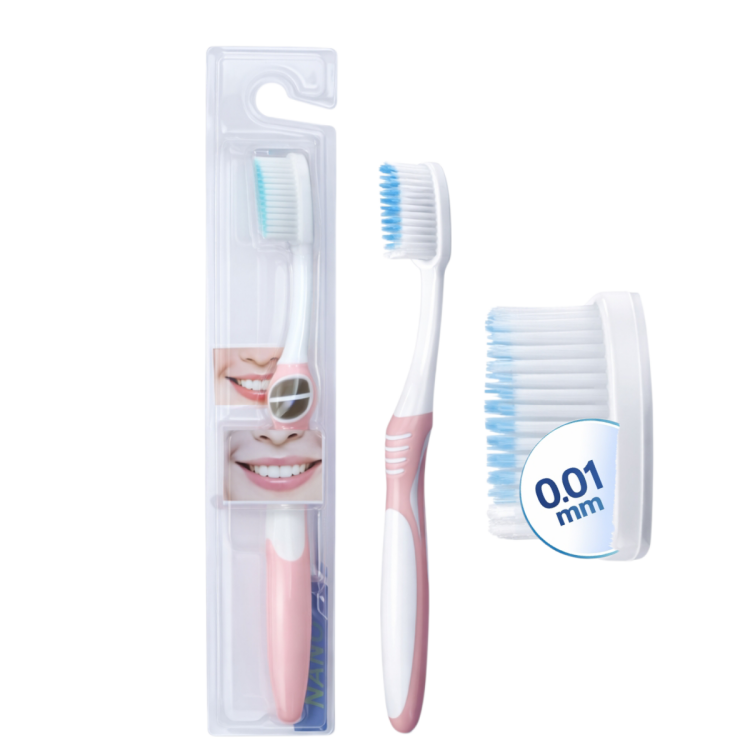 فرشاة الطبية بالشعيرات المطاطية لحماية اللثة والاسنان مواصفات يابانية 