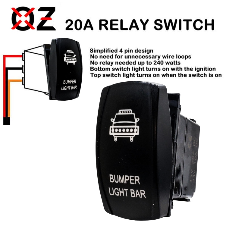 كبسة مضيئة  متعددة الاستعمالات 12 فولت / 24 فولت 