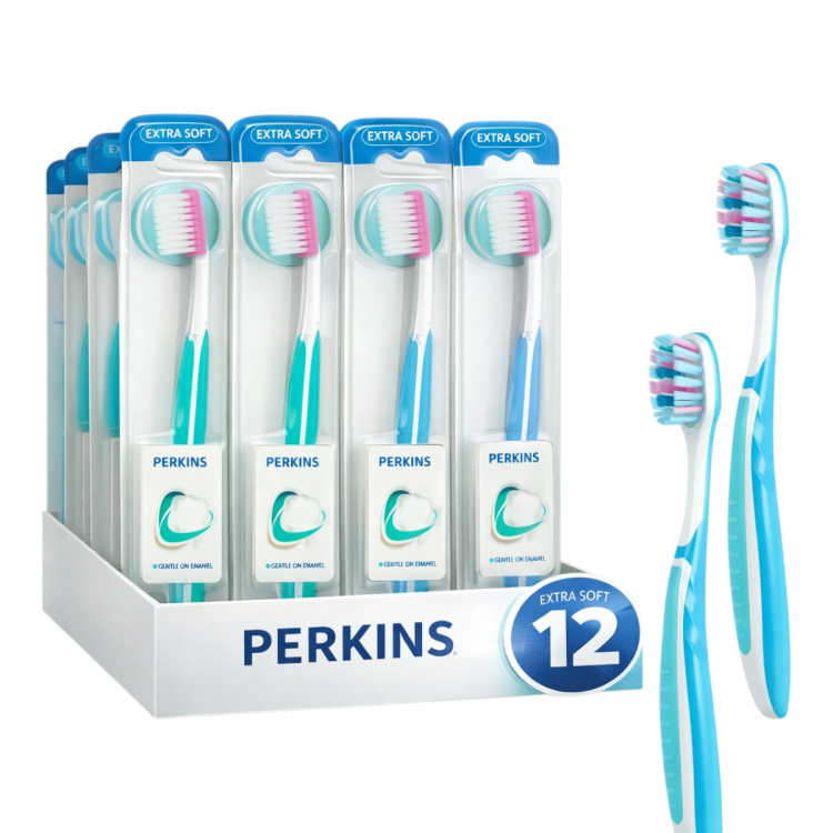  فرشاة أسنان ذات الشعيرات الناعمة والمرنة من بيرنكز