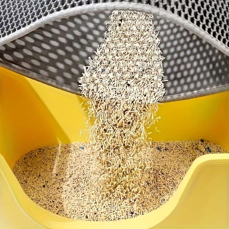 دعاسة الليتر بوكس للقطط باللون السكني