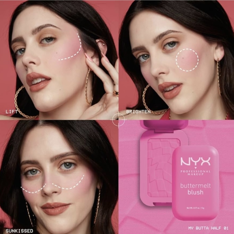NYX Professional Makeup Buttermelt Powder Blush 