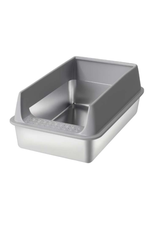  stainless steel cat litter box (Medium 10cm)