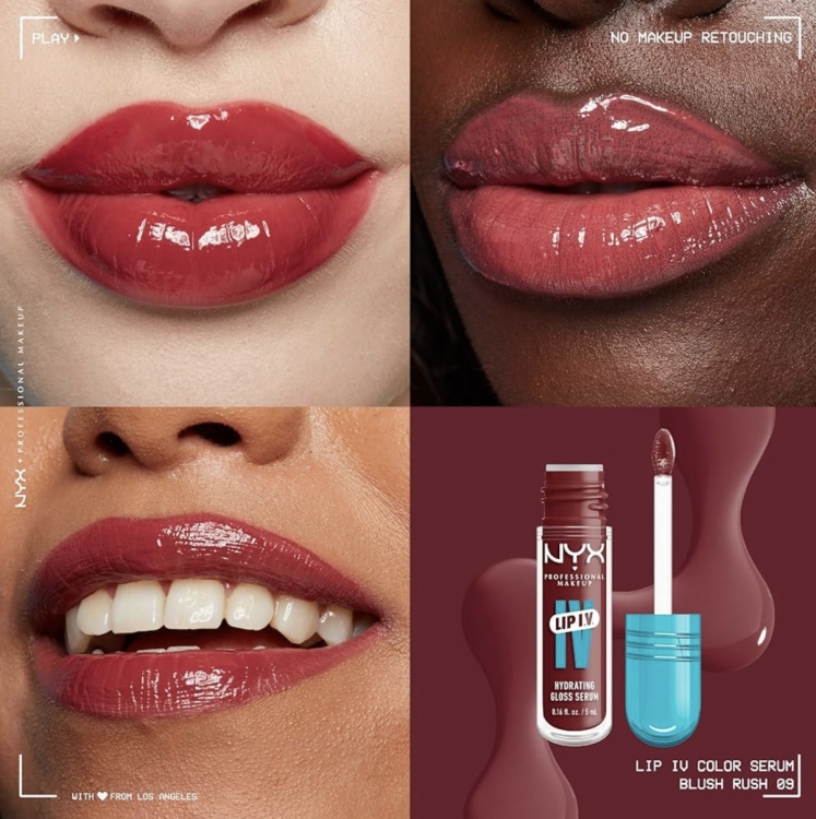 NYX Professional Make Lip IV Hydrating Gloss Stain 