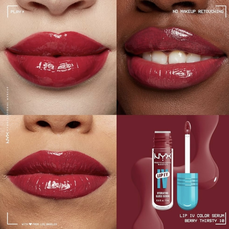 NYX Professional Make Lip IV Hydrating Gloss Stain 