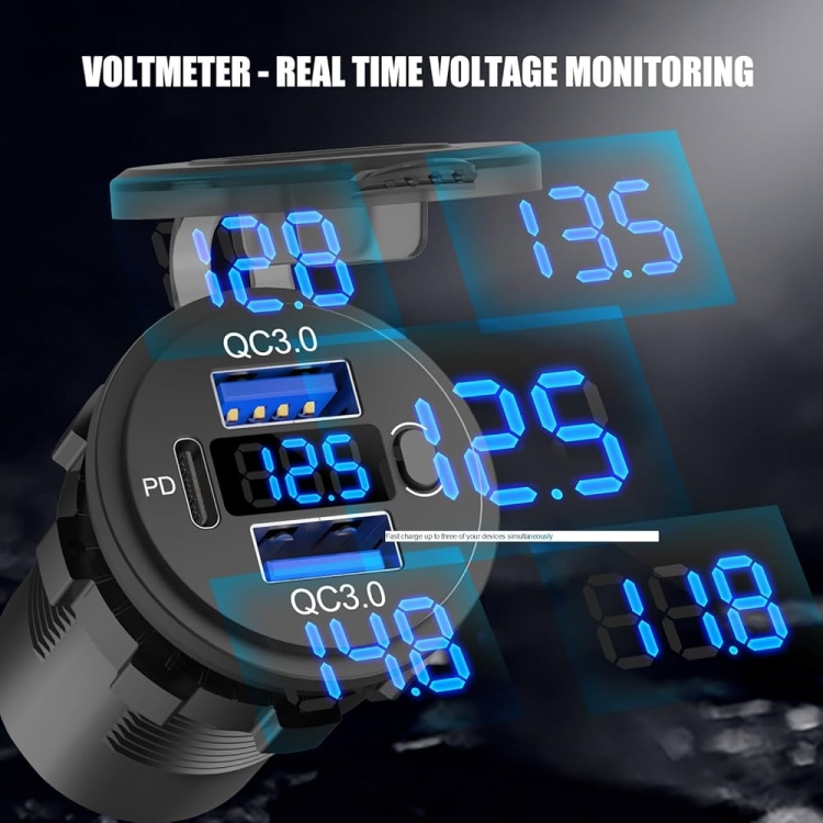 مدخل شحن متعدد الاستعمال مع إضاءة عالي الجودة