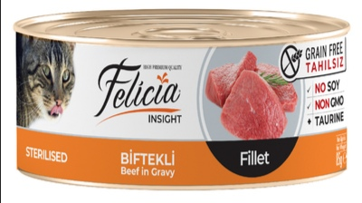 Felicia wet sterilised beef 85 g