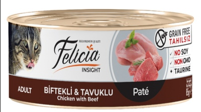 Felicia wet chicken with beef 85 g