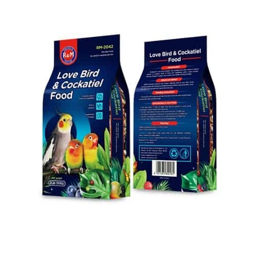 R&M love bird and cockatiel food 908G