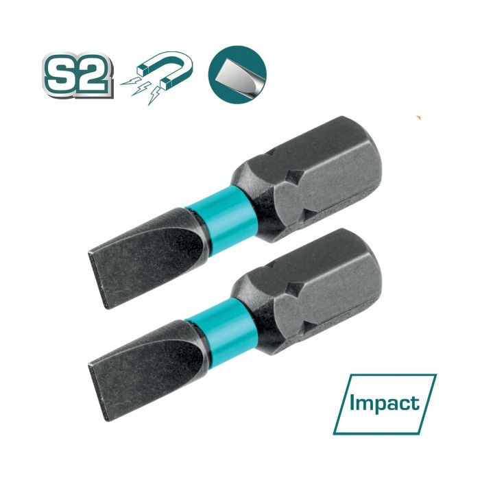 Total TACIM71SL525 راسية مفك عادي عدد 2  SL5*.08mm