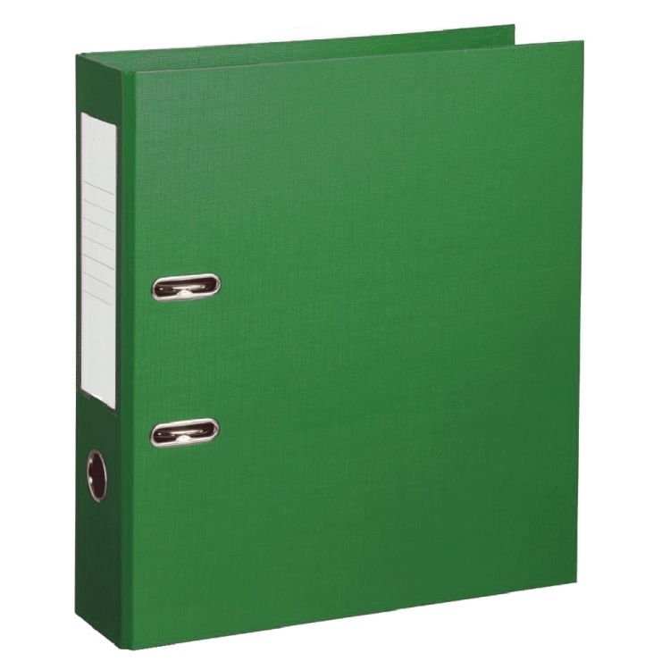 بوكس فايل اخضر PVC عريض  سعة 400 ورقة 