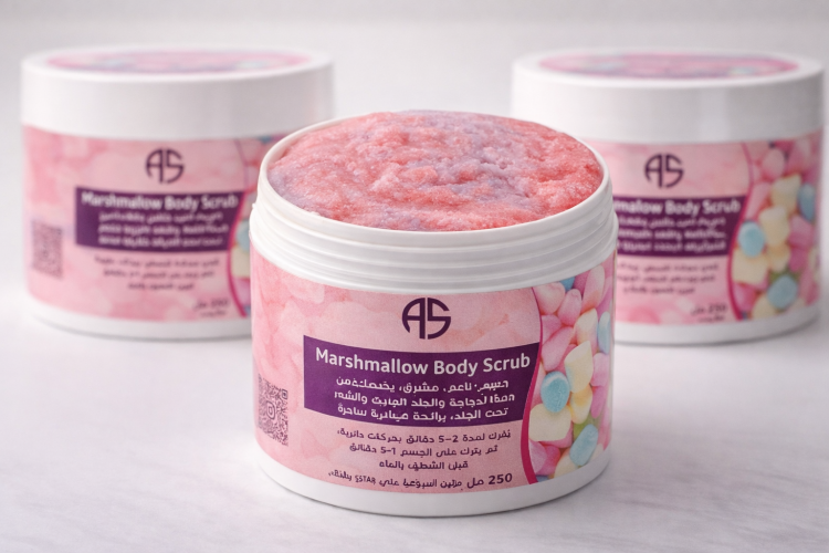 سكراب مارشميلو للجسم "للإناث "