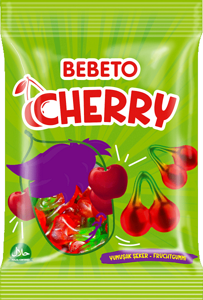 بيبيتو شيري جيلي كاندي 80غم