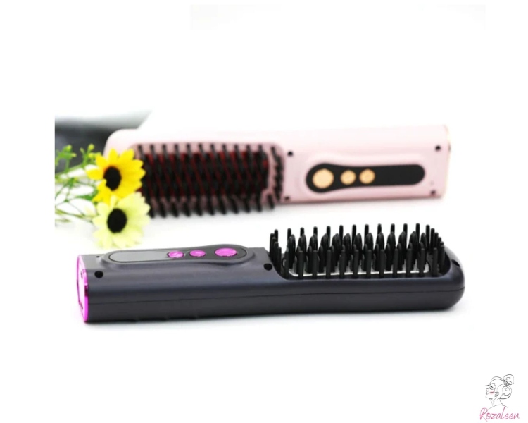 Rechargeable Hair Straightener Brush