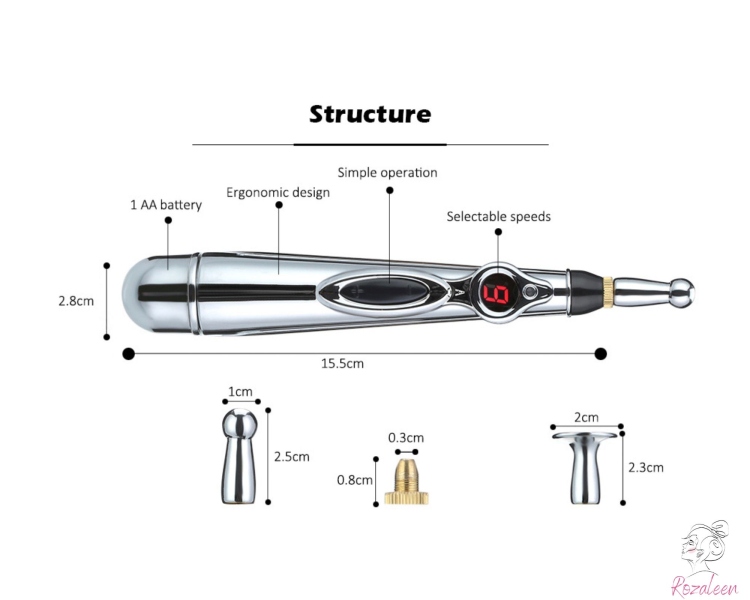 قلم مساج-طبي بالنبضات الكهربائية