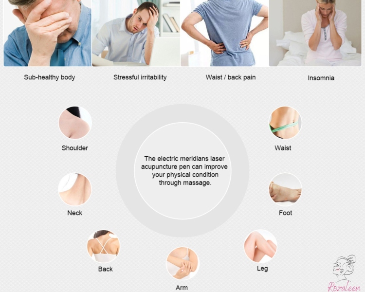 قلم مساج-طبي بالنبضات الكهربائية