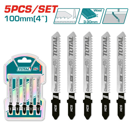 Total TAC51101B طقم نسلات تخريقة  خشب/5 10 سم