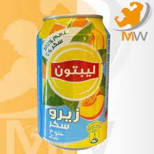 ليبتون ايس تي خوخ بدون سكر 320مل