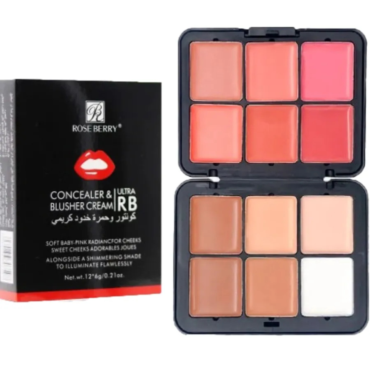 كونتور وحمرة خدود كريمي من روز بيري 