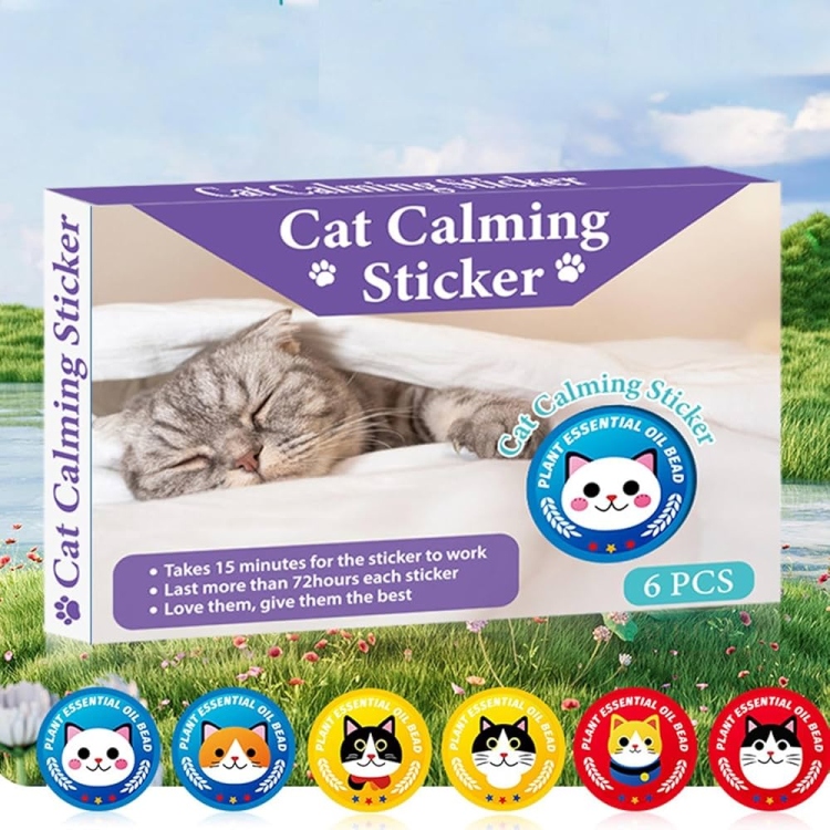 Cat & Dog Calming Sticker Cat&Dog Pheromone Facial Pheromone Burst Sticker
