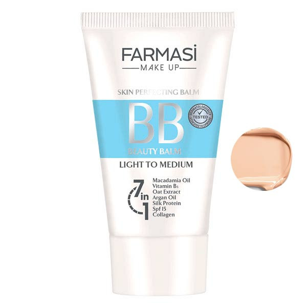  كريم اساس  Farmasi BB  7 in 1  Light (01)  