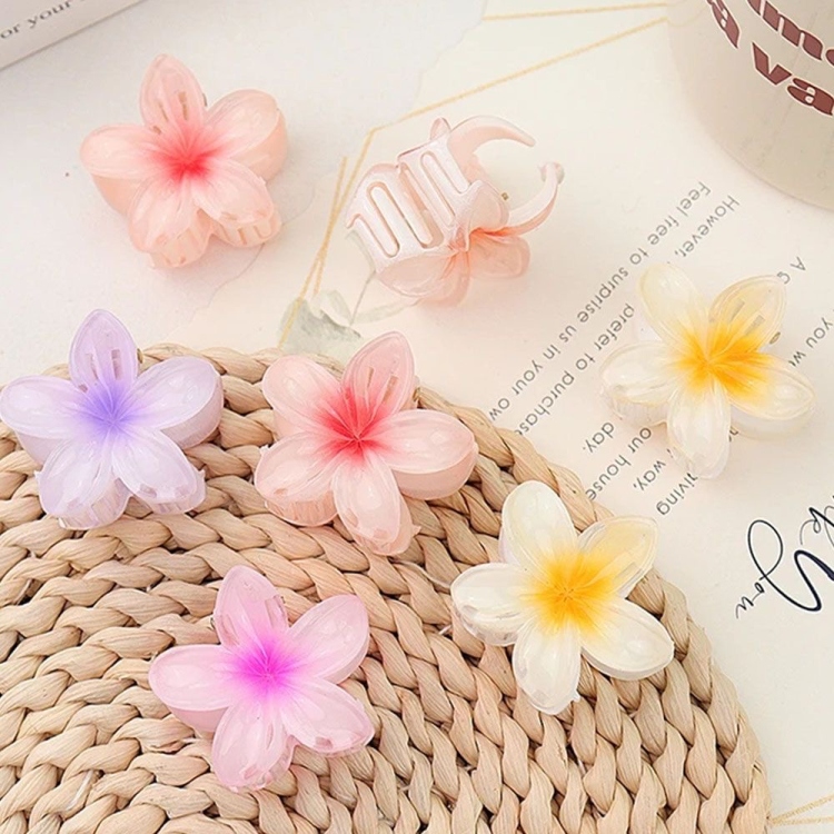 2pcs  Fresh And Lovely Flower Hair Clip 