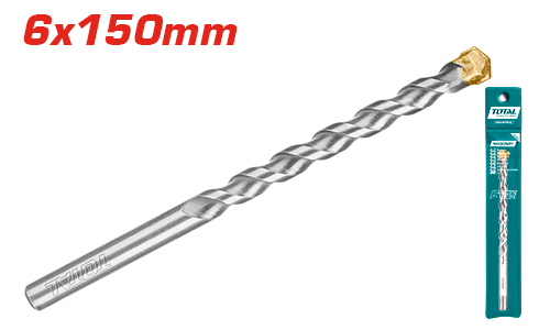 TOTAL TAC210602 Masonry Drill Bit 6*150mm ريشه حجر 