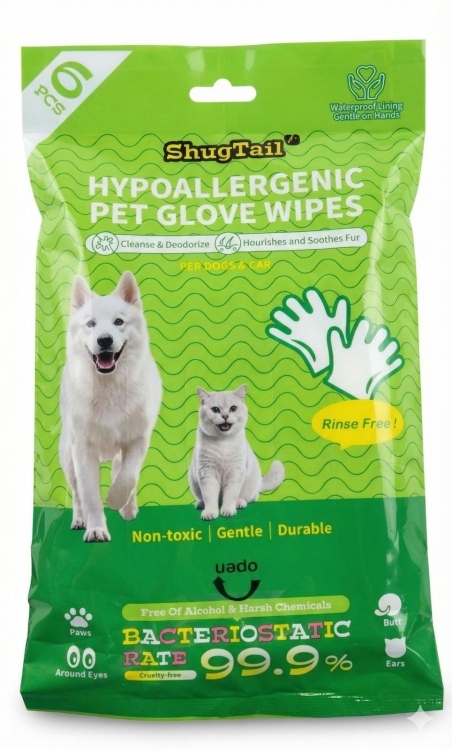 Hypoallergenic Pet Glove Wipes