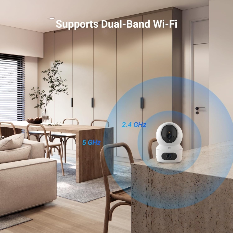 EZVIZ H7C DUAL 4MP+4MP  (2K + 2K) RESOLUTION PAN & TILT WI-FI CAMERA | PANIC 2 WAY CALL BUTTON | AI HUMAN DETECTION | PANORAMIC VIEW |SMART COLOR NIGH